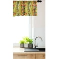 thumbnail image 3 of Ambesonne Floral Window Valance, Tulips and Daffodils Pattern, 54" X 18", Khaki Multicolor, 3 of 3