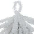 thumbnail image 3 of Northlight 30" Unlit Snow White Artificial Teardrop Christmas Swag, 3 of 6