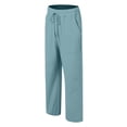 thumbnail image 6 of European Casual Linen Hop Beach Pants for Men Comfortable Loose Fit Foreign Trade Sports Trousers Lightweight Breathable Summer Men's Active Pants Beach Loose Trousers Adjustable Waist, 6 of 7