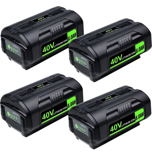 4PACK 8.0Ah Op4060a For Ryobi 40V Battery Lithium ion Op4040 Op4026a Op4060