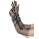 thumbnail image 5 of Guantes largos de tul para mujer INSPIRE CHIC, guantes de malla transparentes de dedo completo para la noche de boda, color negro, talla L, 5 of 6