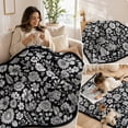 thumbnail image 5 of CHJK DIY Coloring Blanket with 24 Colors Markers, 50"X59" Soft Cozy Doodle Throw Blankets, Giant Doodle Coloring Blanket for Adults, Washable, 5 of 7