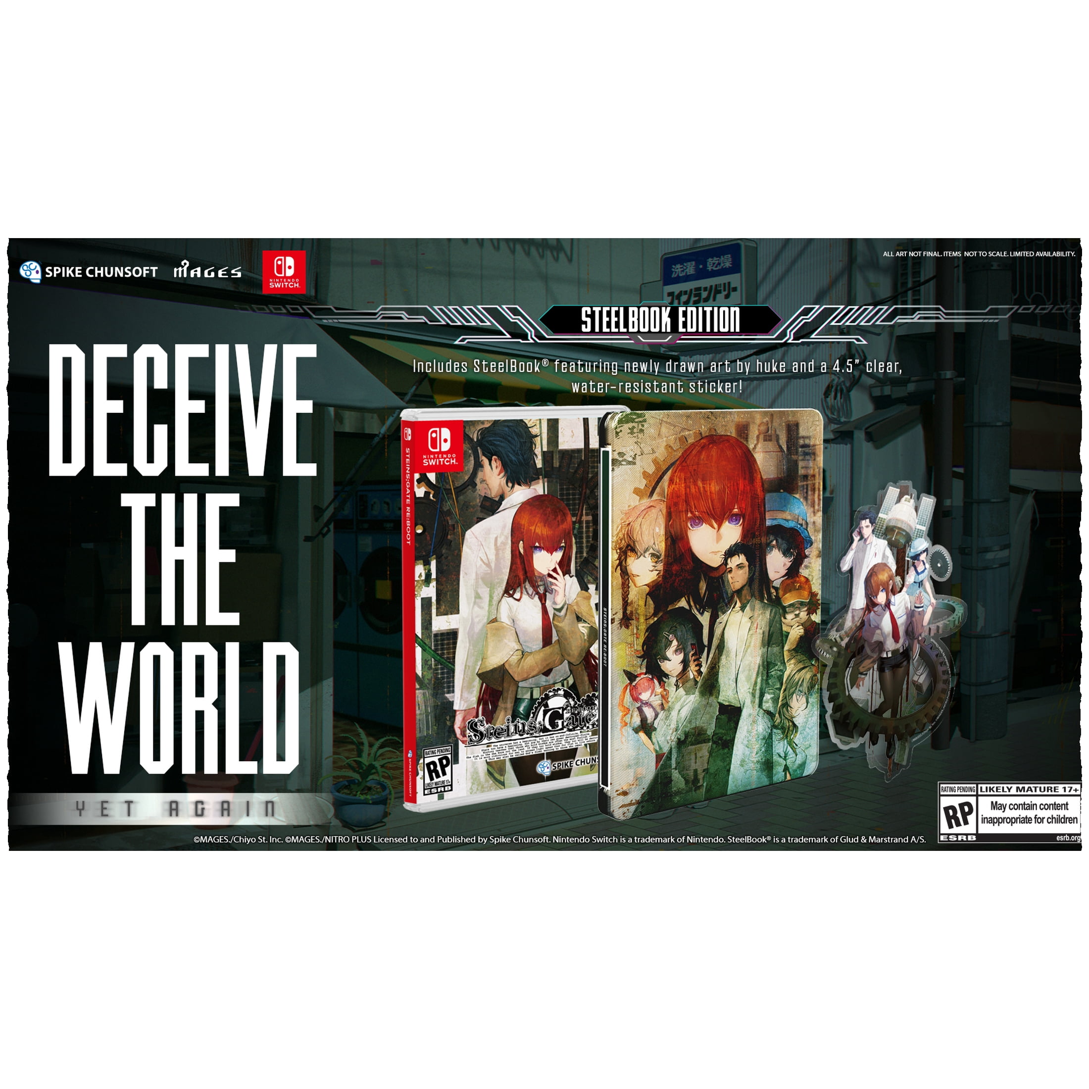 STEINS;GATE RE:BOOT Steelbook Edition - Nintendo Switch Game