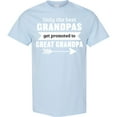 thumbnail image 3 of Inktastic Only the Best Grandpas Get Promoted to Great Grandpa T-Shirt, 3 of 5