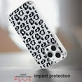 thumbnail image 3 of Case For Apple iPhone 15 Pro Max Glitter Leopard, Fashion Design Animal Skin Print Slim IMD TPU Dual Layer Shockproof Protective Phone Cover for iPhone 15 Pro Max Silver Leopard, 3 of 9