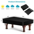 thumbnail image 3 of Woeilo Billiard Pool Table Cover 8 feet, Waterproof Dustproof Air Hockey Table Protector, Tearproof Covers for Pool Snooker Billiard Table, 3 of 5