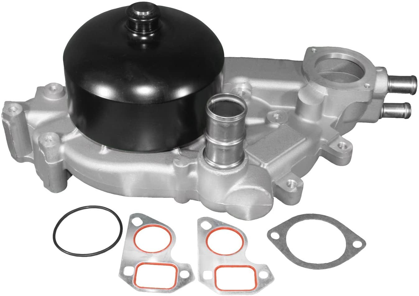 Inlet Seals ACDelco 251-713 GM Original Equipment Water Pump Kit with Thermostat Bearing Gasket Pulley Housing and Bolts Impeller 
