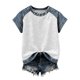 thumbnail image 3 of Camiseta de Moda de Verano de Color Sólido de Cuello Redondo de la Camiseta de la Mujer de Manga Corta de la Camiseta de la Camiseta de la Camiseta de la Camiseta de la Camiseta de la Camiseta de la, 3 of 7