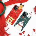 thumbnail image 3 of Christmas Case for iPhone 11 Pro Max, Merry Christmas Soft Silicone TPU 3D Cute Snowman Santa/Elk Pattern Pretty Cute Premium Flexible Protective Case, 3 of 4