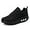 All Black 7706, variant on Platform Sneakers for Women Air Cushion | Walking Shoes Women Comfortable All Day | Thick Rocker Bottom