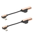 thumbnail image 3 of Cable adaptador para auriculares, 2 piezas, tipo C a tipo C, cable adaptador para auriculares tipo C, solución innovadora, 3 of 9