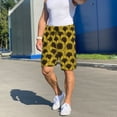 thumbnail image 6 of Sikiie Sunflowers 3 Mens Pajama Shorts, Lightweight Lounge Pant with Pockets Soft Sleep Pj Shorts for MenLarge, 6 of 6