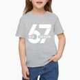 thumbnail image 2 of 67 Funny Gesture Graphic Tees, Niogvi Six Seven T-Shirt Suitable For Boys Girls, Gray 130cm, 2 of 6