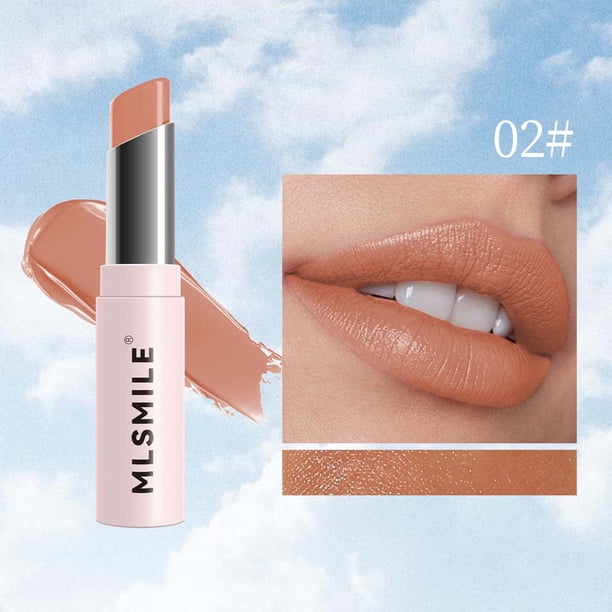 Lápiz labial hidratante, no es resistente al agua, no se agrieta ni pierde color, calibre 3.2.