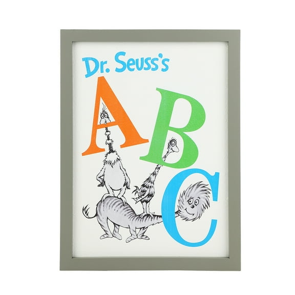 Dr Seuss's ABC 12" x 16" Wall Frame