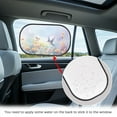 thumbnail image 4 of KUIFORTI Hummingbird Car Window Shades for Baby (2 Pack) - Flower Car Shades for Side Windows, 20.47" x 12.59" Sun Shade for Car Window, Automotive Interior Sun Protection from UV and Sun Glare, 4 of 8