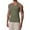 Army Green, variant on Men's Premium Cotton Tank Top Breathable Sleeveless Undershirt Ideal For Gym
