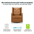 thumbnail image 3 of DaVinci Maddox Recliner and Swivel Glider in Vegan Leather, 3 of 9