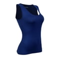 thumbnail image 2 of Top George para Mujer, Azul Tirante Ancho Talla M, 2 of 4