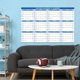 thumbnail image 3 of Calendario de pared borrable a doble cara julio de 2025 a junio de 2026 | Planificador mensual laminado plegable | Organizador de horario reutilizable duradero | Para la oficina en casa | 1 Paquete, 3 of 8
