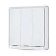 thumbnail image 1 of 3-way ZigBee scene switch wireless wall switch 3-button smart switch panel voice APP remote control timing countdown function, 1 of 8