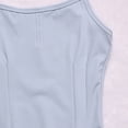 thumbnail image 5 of Afuyipoi Girls'Jumpsuit Dance Dress（For 5-15）, Solid Color Breathable Lightweight Moisture-Wicking Ballet Leotard Dress Light Blue 9-10Years, 5 of 6