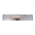 thumbnail image 4 of MARSHALLTOWN MXS81 18 x 4 inch High Carbon Steel Finishing Trowel, Curved Wood Handle, for Masonry, Concrete, Brick Laying, 4 of 6
