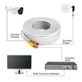thumbnail image 6 of Aprelco 150ft White BNC Video Power Wire Cord Compatible with Samsung SDC-8440BC Camera Cable Lead, 6 of 6