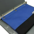 thumbnail image 4 of U Style 3-Ring Pencil Pouch With Microban® Antimicrobial Protection, 7 1/2" x 9 3/4", Blue/Black, 4 of 8