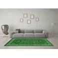 thumbnail image 3 of Ahgly Company Indoor Rectangle Geometric Emerald Green Traditional Area Rugs, 8' x 10', 3 of 4