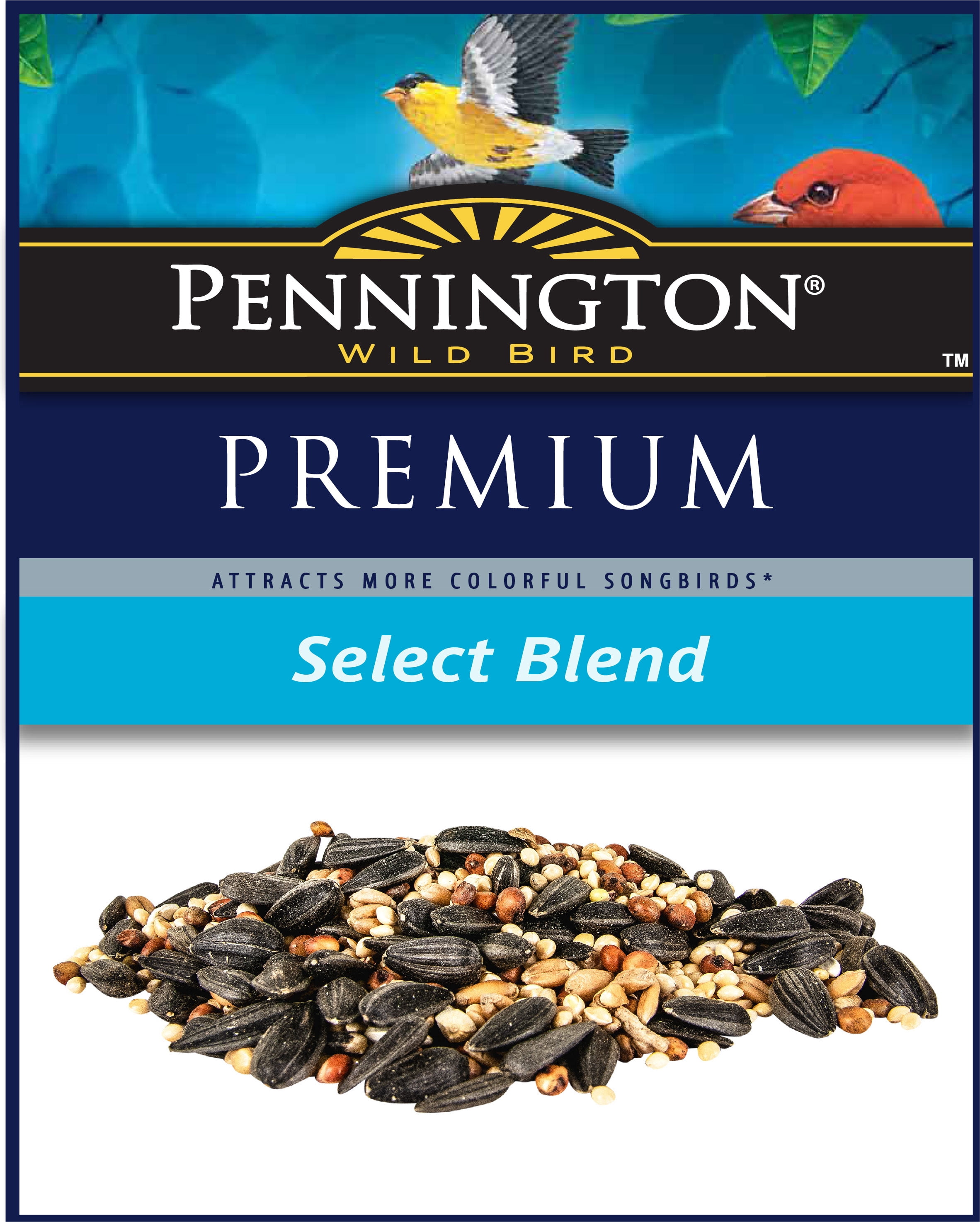 Pennington Premium Select Blend Wild Bird Food 10 lbs, 1 Pack, Dry