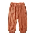 thumbnail image 3 of RUTAYY Toddler Kids Boy Girl Casual Basic Plain Soft Trousers Baby Spring Summer Comfy Linen Pants Cute Pants, 3 of 9