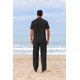 thumbnail image 4 of Conjunto de camisas Henley y pantalones de playa casuales de algodón de 2 piezas para hombre, 4 of 8