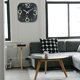 thumbnail image 5 of Reloj de pared de clásico de , con pilas, decoración de lámpara de , sin tictac, cuadrado para sala de Números grandes BLESIY reloj de pared silencioso, 5 of 8