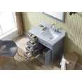 thumbnail image 6 of Ariel D037s-R Kensington 37" Free Standing Vanity Set - Grey, 6 of 7