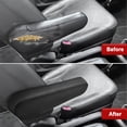 thumbnail image 3 of KBH 2 PCS Car Front Seat Armrest Covers for 2001-2006 Honda CR-V Accessories, Auto Arm Rest Protector Cover Replacement, Black Leather Interior, 3 of 7