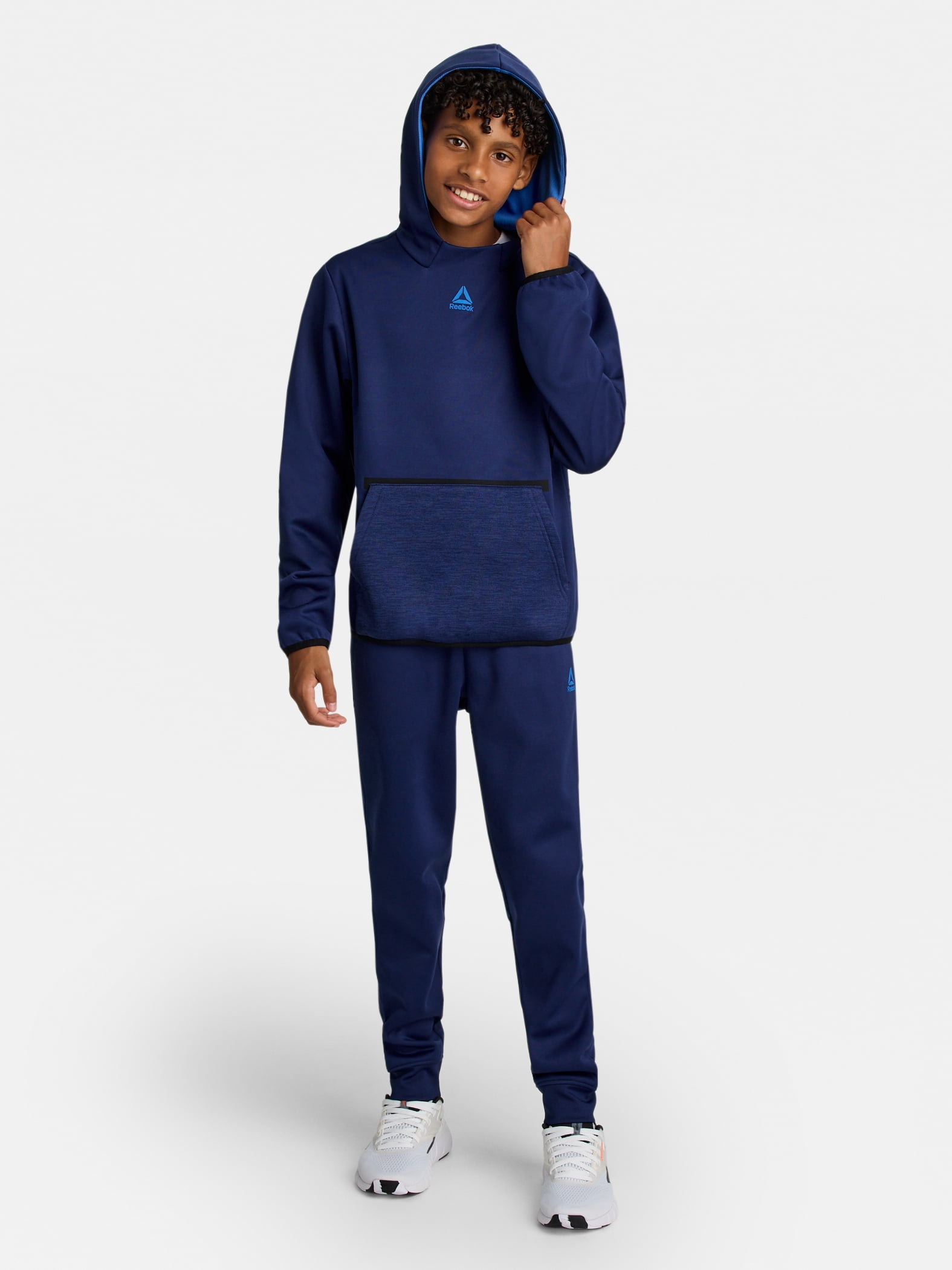 Reebok Boy's Athletic Cool Down Fleece Hoodie, Sizes 4-18