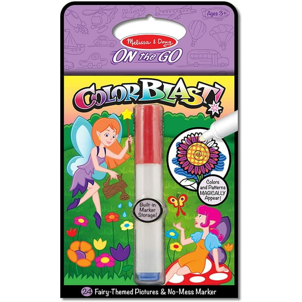 Libro de actividades Melissa & Doug On the Go ColorBlast! Hada