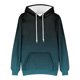 thumbnail image 4 of Dolkfu Sudadera con capucha para hombre en degradado, sudadera ancha y casual con bolsillo tipo canguro, sudadera de otoño con capucha para hombre XL, 4 of 5