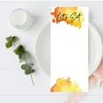 thumbnail image 2 of Koyal Wholesale Ombre Orange Watercolor Printable Wedding Paper Menu Cards for DIY Printer, Pack of 52, 2 of 5