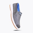 thumbnail image 4 of ZTTD Men's Shoes Fashion All Season Men Casual Shoes Flat Round Toe Non Slip Cloth Upper Colorblock Stripe Comfortable Slip On Simple Style, Sizes 39-44, 4 of 7