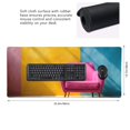 thumbnail image 2 of Hirioo Bright Pink Chair for Mouse Pad ,Anti-Slip Base, Durable Stitched Edges, Perfect for Gaming, Office, and Home Use,16x35.5in, 2 of 9