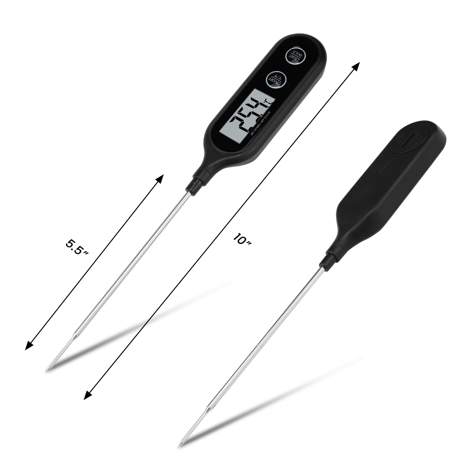 Unique Bargains Cooking Thermometer for Home and Kitchen Black