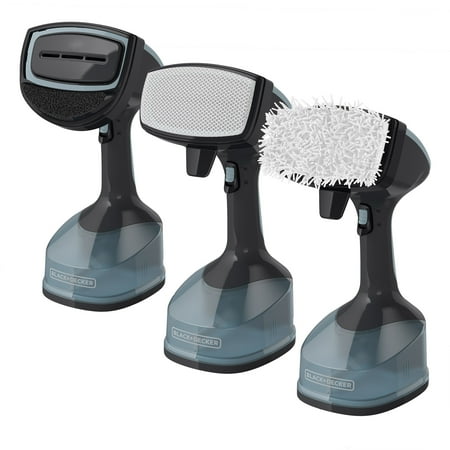 Black+Decker - Advanced Handheld Garment Steamer - Gray/Blue