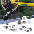 thumbnail image 1 of 1Pair Bicycle Chain Buckle Electroplating Anti-rust Lightweight Bike Chain Guide Fixer for Cycling, 1 of 7