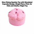thumbnail image 3 of Slow Rising Squishy Toy with Simulated Cupcake Design, Single Piece, Pink, for Kids and Adults, Squeeze Toy, 3 of 3