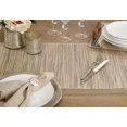 thumbnail image 4 of Saro Lifestyle Melaya Collection Camino De Mesa Tejido Brillante Nubby, 14.0 X 54.0 In, Natural, 4 of 5