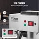 thumbnail image 4 of VEVOR Cafetera de goteo comercial de 12 tazas con 3 jarras de vidrio y 3 calentadores para oficina, 4 of 9