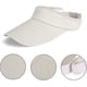thumbnail image 2 of Visera blanca para hombre y mujer, visera protectora, sombrero deportivo, gorra informal, gorra anti-uv, visera para golf, tenis, ropa para correr, trotar y hacer deporte, 2 of 5