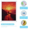 thumbnail image 3 of Diamond Art Kit for Adults, Sunset Wanderer Silhouette Path Diamond Painting for Adults Beginners, 5D DIY Diamond Art Painting Kits, Colorful Diamond Painting Craft for Home Decor 12x16, 3 of 7